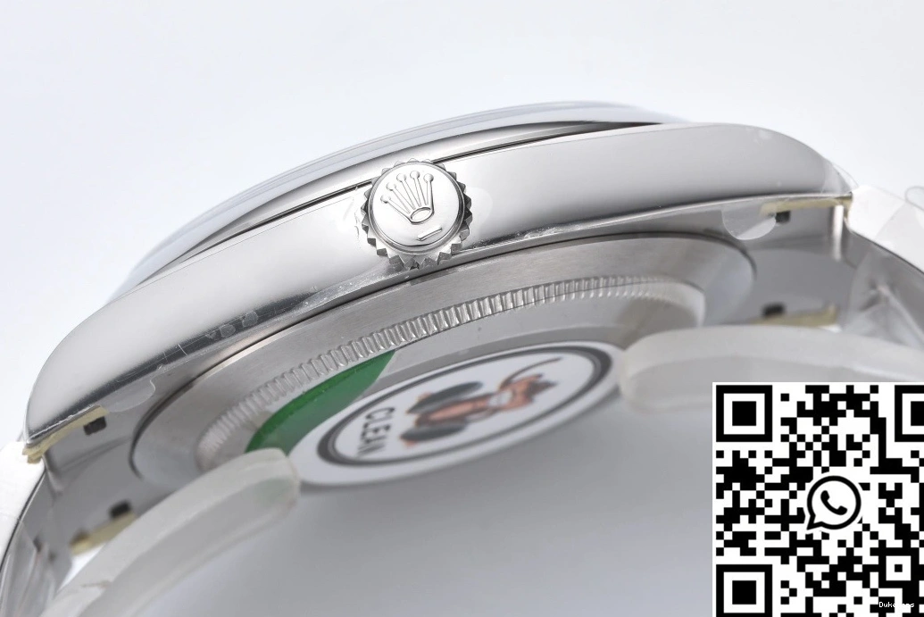 Blue Turquoise 41MM Rolex Factory Oyster Clean Perpetual Dial M124300-0006 0306